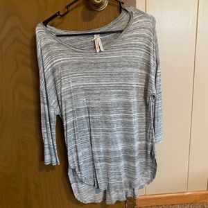 Grey 1/2 sleeve blouse